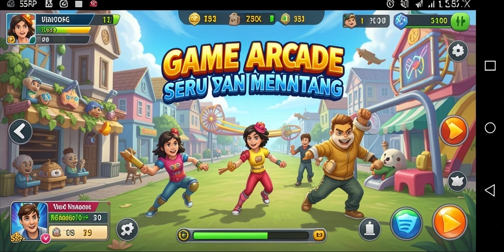 Gameplay seru dan menantang dari 55RP.
