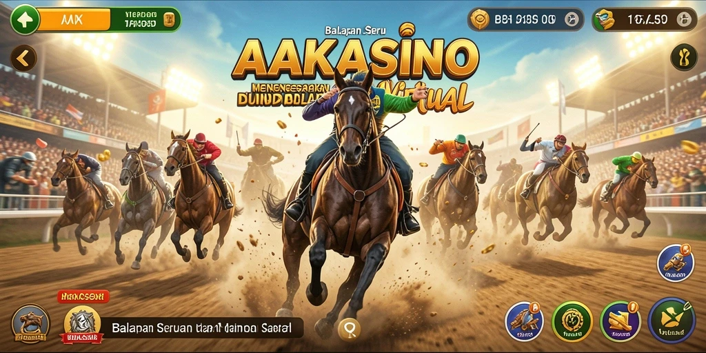 Tampilan aksi balapan menegangkan di AAKASINO.
