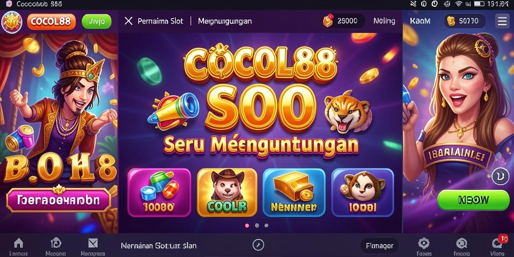 Menampilkan gameplay seru dan menarik dari COCOL88.