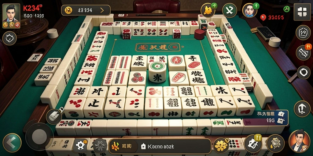 Screenshot K234 menampilkan gameplay Mahjong yang menarik dan menantang.
