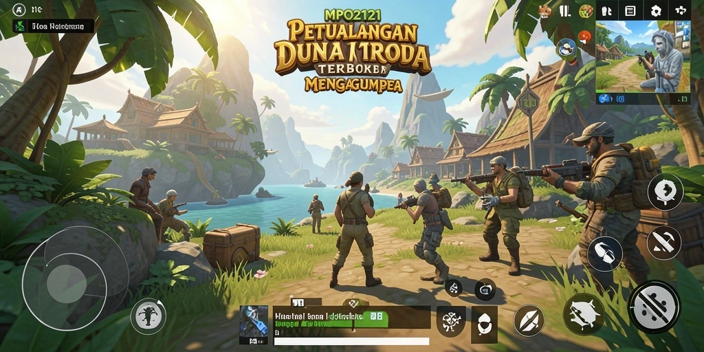 Gameplay MPO2121 yang mengesankan dalam dunia terbuka.