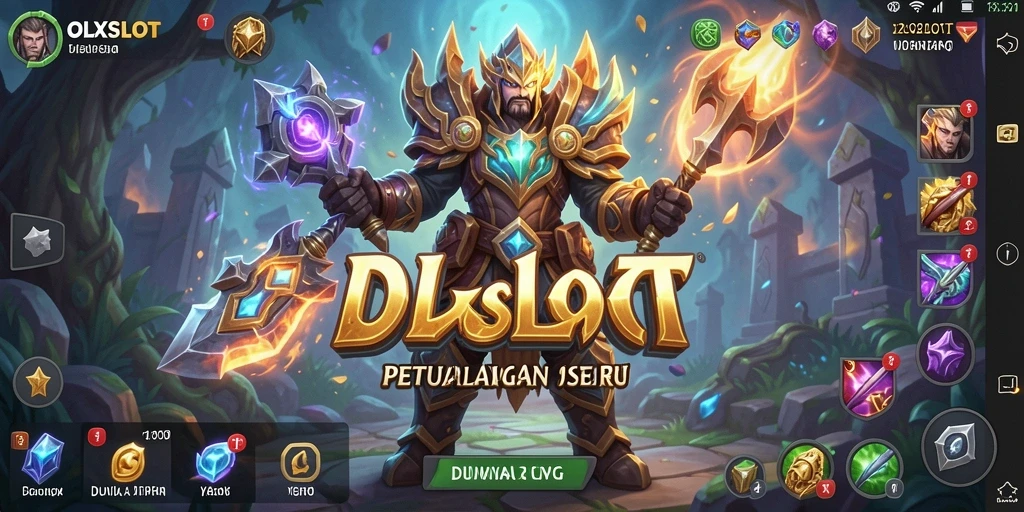Tampilan gameplay OLXSLOT yang menawan dalam pertempuran ARPG.