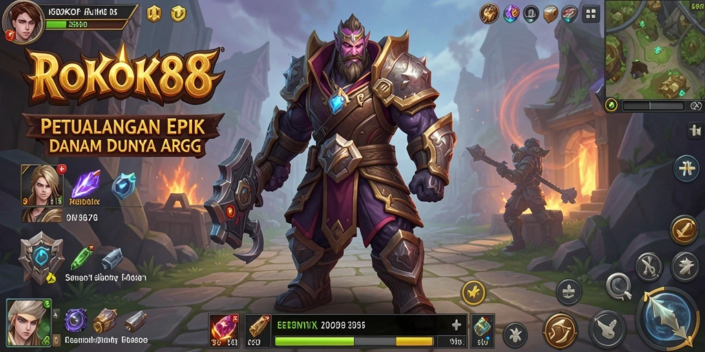 Tampilan gameplay ROKOK88 yang menegangkan dan penuh aksi.