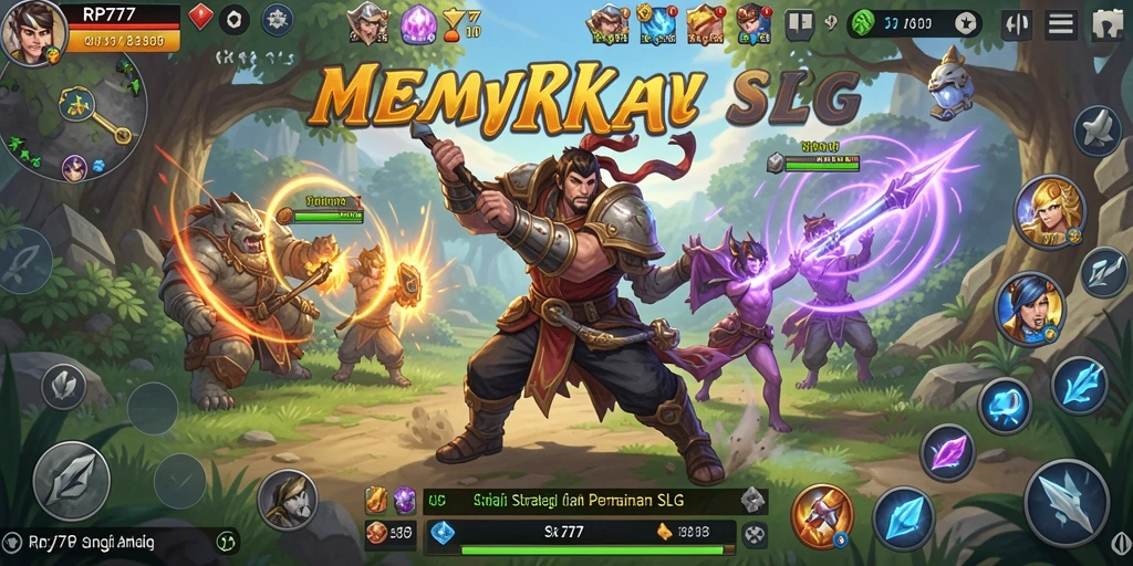 Tampilan gameplay RP777 yang dinamis dan strategis.
